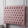 Respaldo, Cabecera Matrimonial, Capitonada, Tapizada. Rosa Respaldo, Cabecera Matrimonial, Capitonada, Tapizada. Rosa